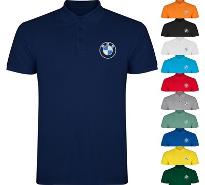 BMW logo on Polo T-shirt Racing Tuning Mpower Motorsport BMWM M Power