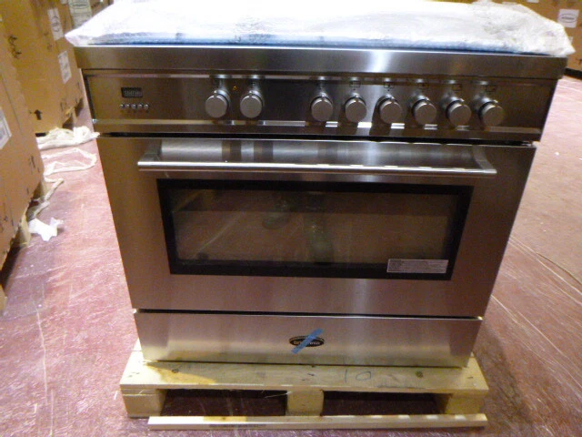 Britannia Stainless Steel 90cm Dual Fuel Range Cooker RC9SGQLS RRP 2099