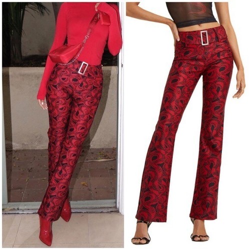 I.AM.GIA Colton Pants Snake Print Red 