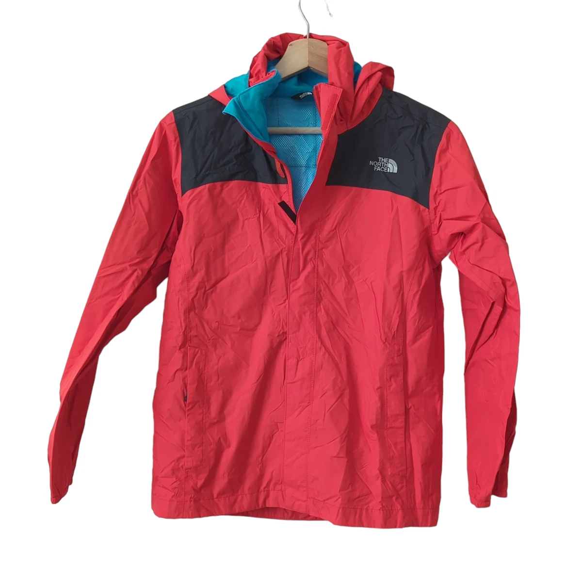 North face red raincoat sale