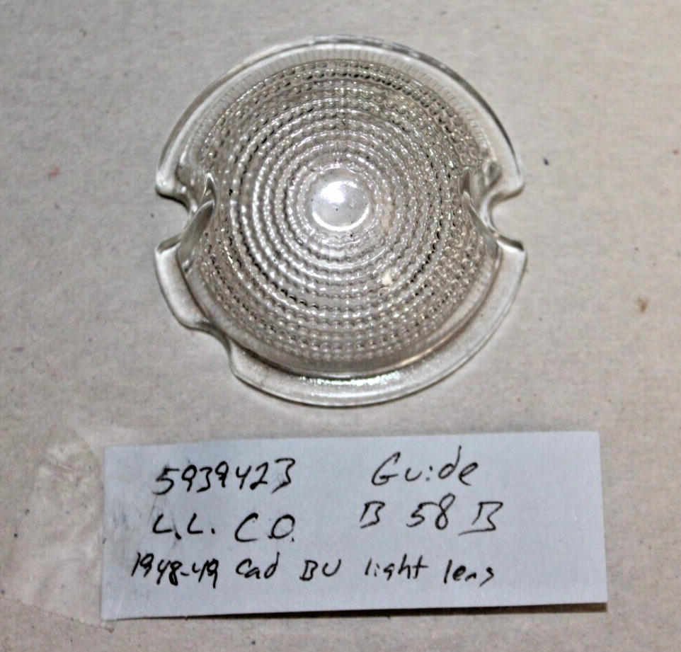 1948-1949 Cadillac, Buick Guide B 58Clear Lens #5939423 | eBay