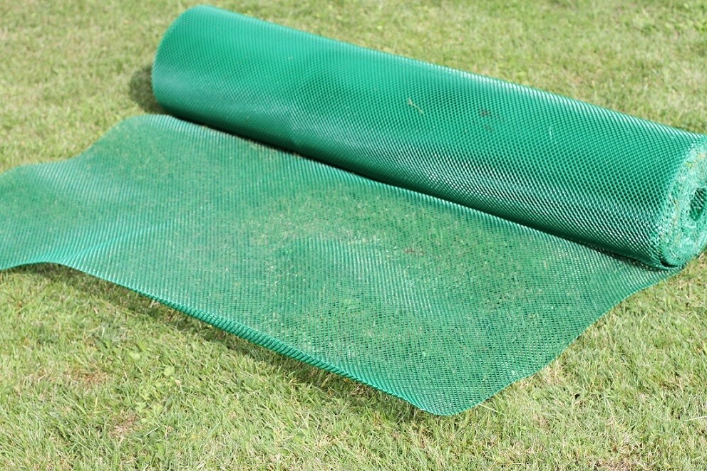 Clôture Palissade en Plastique Treillis de Chantier Haga 1,50m Hauteur