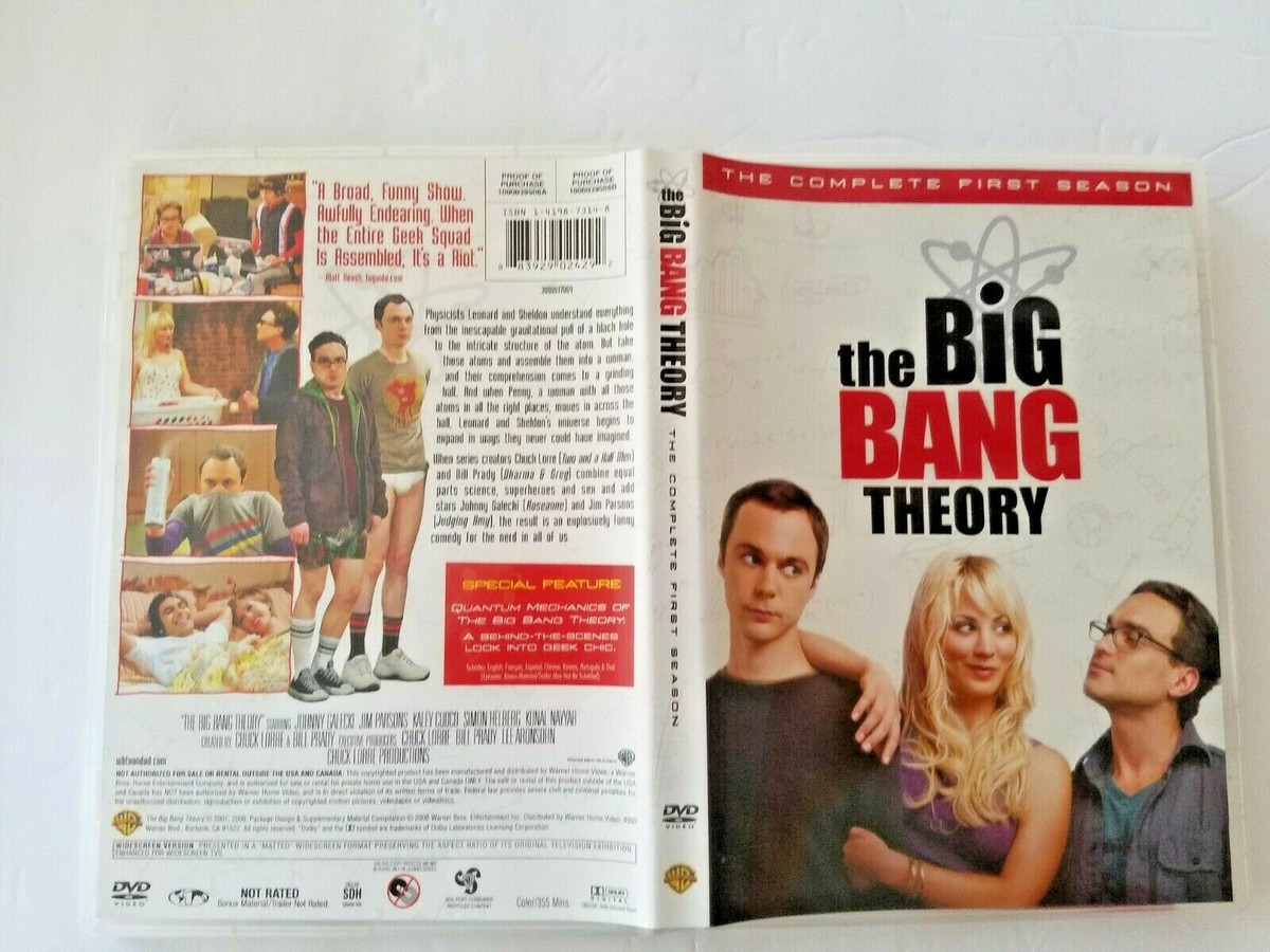 DVD The Bing Bang Theory The Complete First Season (214) | eBay