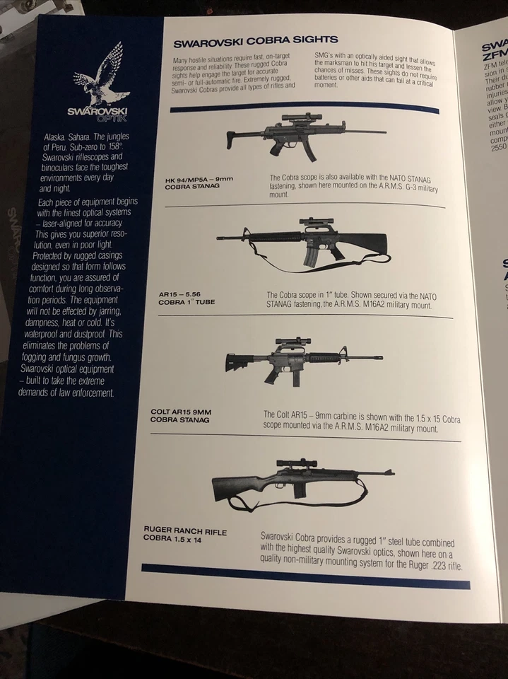 Folleto de equipos de aplicación de la ley Swarovski Optik Foto 3 de 4