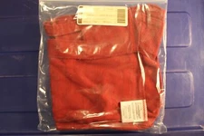 Longaberger Paprika Red Solid Large Scalloped Pocket Basket Liner #2321827 - NEW