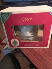 Spode Christmas Cheer Tree "Tea For One" 3 Piece Teapot  Cup