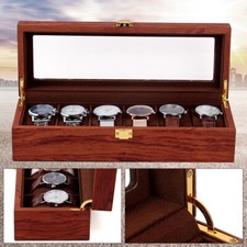 Holz Uhrenbox Uhrvitrine Sammelbox Watch Box ...