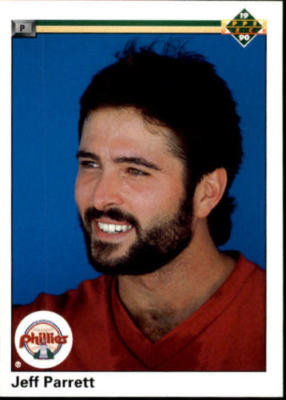 1990 Upper Deck #92 Jeff Parrett Philadelphia Phillies