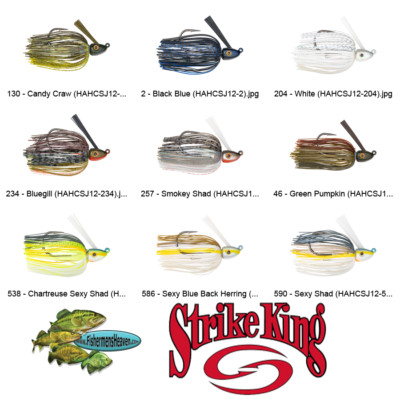 Strike King Jig Swim 1/2oz (HAHCSJ12) Hack Attack Heavy Cover Any 9 Colors Lure