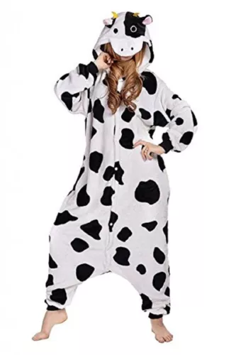 Mens Ladies Fleece Pyjama Pajamas Kigurumi Onsies Adults Animal Costume UK - Picture 58 of 68