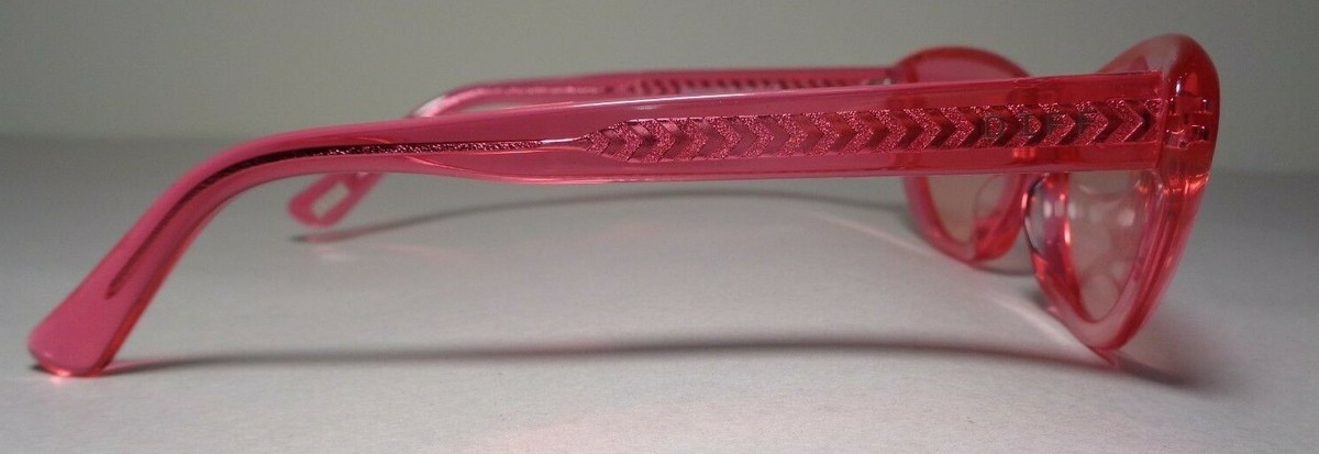 DIFF Eyewear Sunglasses‎ CLEO CP PN70 Pink Designer Frames Fashion DIFF Eyewear CLEO Transparent Pink Cat Eye Shaped New  main image 3