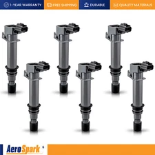 6X High Performance Ignition Coil for Jeep Liberty 2002-2008 3.7L Replace UF270