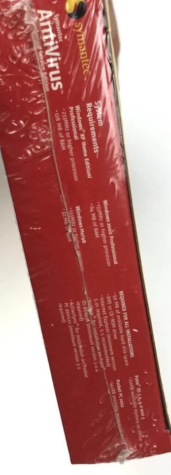 Symantec AntiVirus for Handhelds Annual Service Edition! NÉW Sealed in Box! - Image 3 of 3