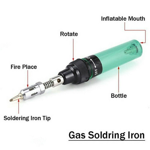 Cordless Gas Blow Torch Auto Ignition Butane Gas Soldering Iron Welding Tool AN - Picture 12 of 20