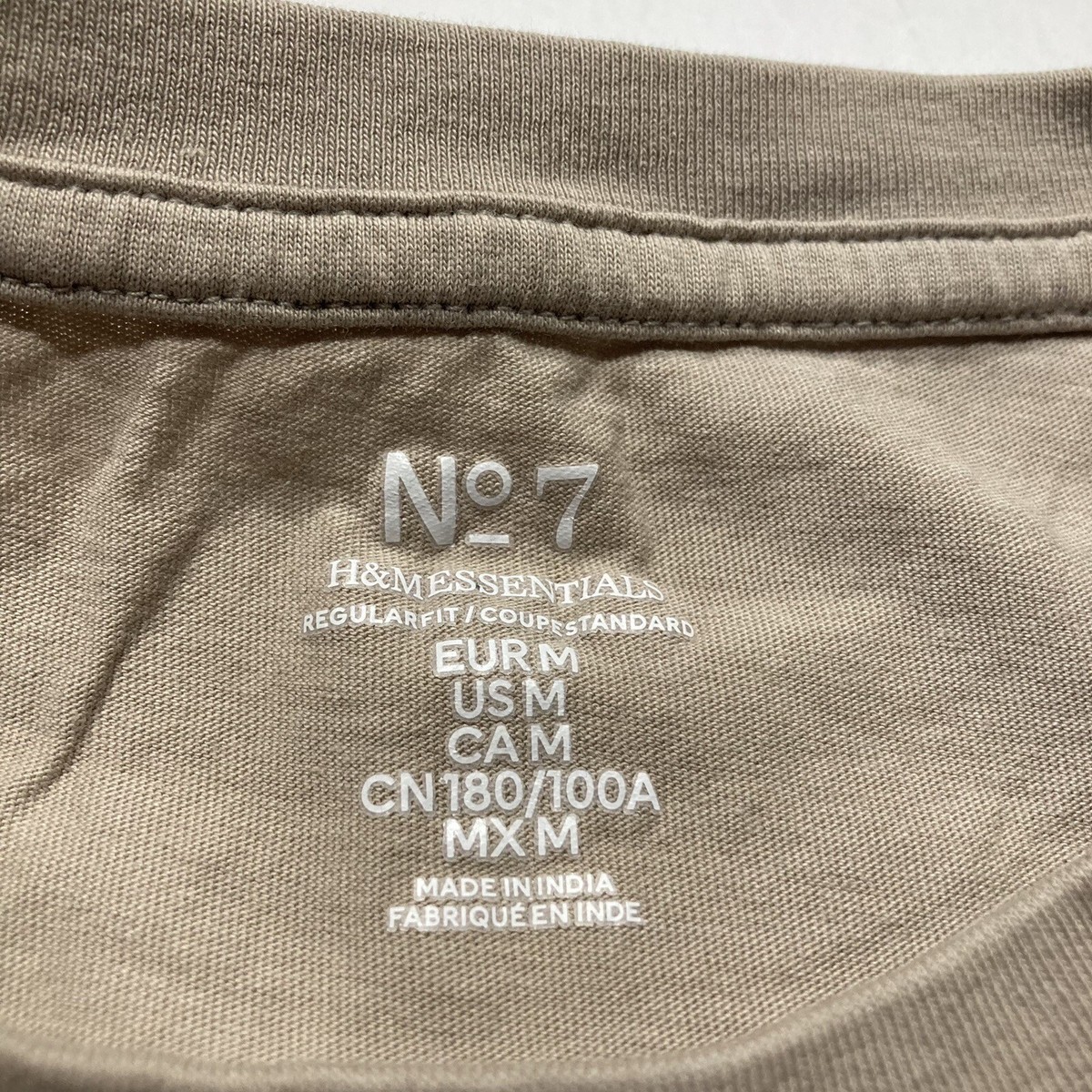 h&m essentials no 7