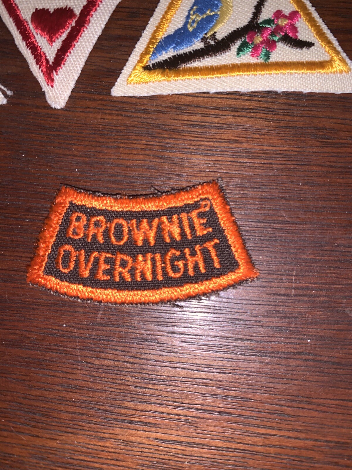 Girl Scout Vintage Brownie Triangle Badges 1990 1997 eBay