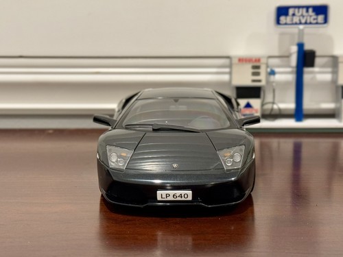 1/18 Lamborghini Murcielago LP640 Dark Gray/Black AUTOart | Very Rare - Picture 2 of 18