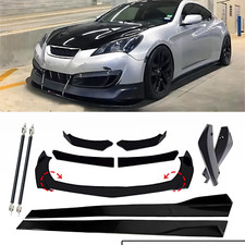 For Hyundai Genesis Coupe Front Bumper Lip Spoiler Splitter Rear Lip Side Skirt