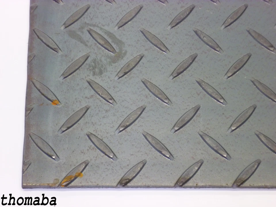 Stahl Tränenblech / Riffelblech / Schachtabdeckung 3,0 mm Länge / Breite wählbar - Bild 1 von 1