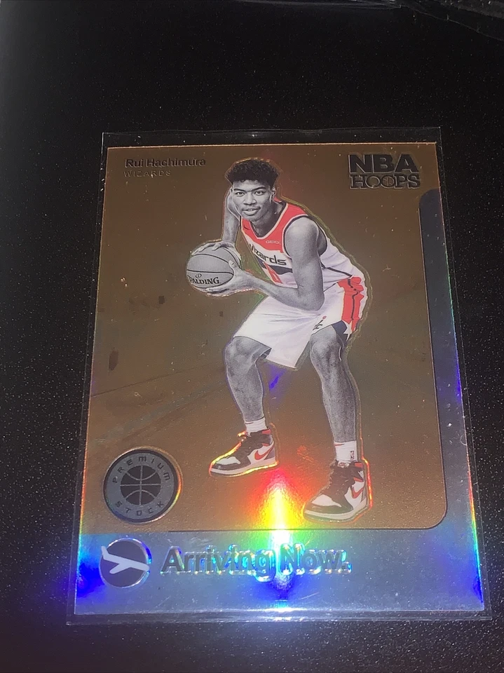 2019-20 NBA Hoops RUI HACHIMURA Arriving Now HOLO PRIZM #18 Washington Wizards!! - Image 2 of 4
