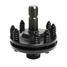 Tractor PTO Slip Clutch 1-3/8" Smooth Drive Shaft & 1-3/8”x 6-Spline Implement