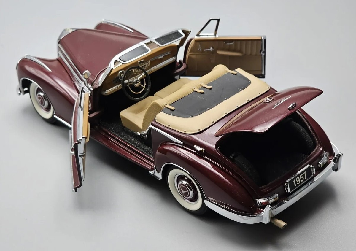 FRANKLIN MINT 1/24 1957 MERCEDES-BENZ 300SC CABRIOLET FRANKLIN MINT 1/24 1957 MERCEDES-BENZ 300SC CABRIOLET