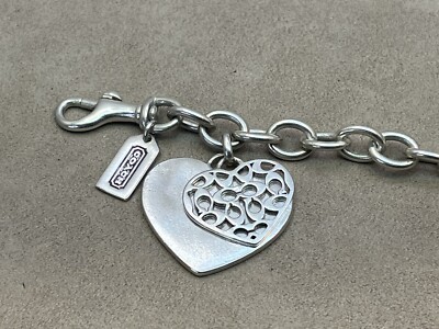 Vintage COACH 925 Sterling Silver 7.75 display picture 3