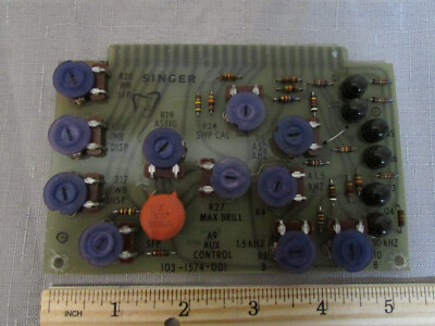 CRT Auxiliary Control PCB Card for Singer MF-100/SPA-100 Spectrum Analyzer