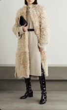 Isabel Marant Ecru Convertible Shearling Coat Fr 38 (uk 10-14) Oversized