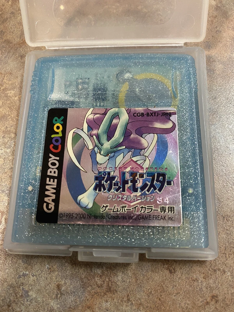 GBC Pokemon Crystal Version Japan Version* New Battery* W/ Case