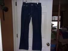 Tommy Hilfiger Tommy Girl Blue Flare Leg Jeans - Embroidered Design - Size 9