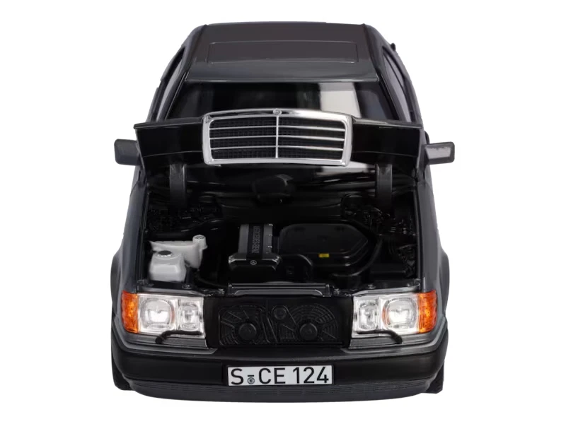 300 CE-24 Coupè C 124 1988-1992 Modello Auto Or Mercedes Di NOREV 1:18 Grigio - Immagine 2 di 4