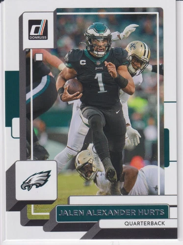 2022 Donruss Football Jalen Alexander Hurts #171 Full Name Variation SSP Eagles