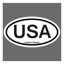 Oval Service United States Bumper Sticker Military Vinyl Soldier Decal 5"