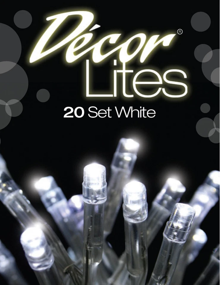 20 Lumières De Fée À LED Sur Fil Pour Noël Mariage Anniversaire Festival Fête - Photo 1/1