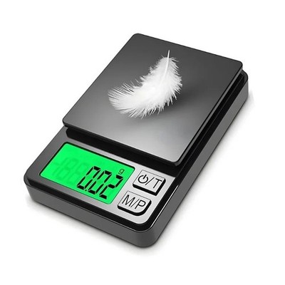 1000g 0,01g Mini Digitalwaage Gramm Lebensmittel Schmuck Unzen Körner Waage Schwarz