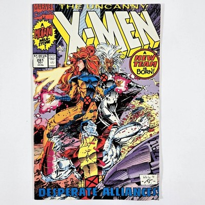 THE UNCANNY X-MEN #281 - 1ST TREVOR FITZROY, STORM, JEAN GREY 1991 MARVEL COMICS