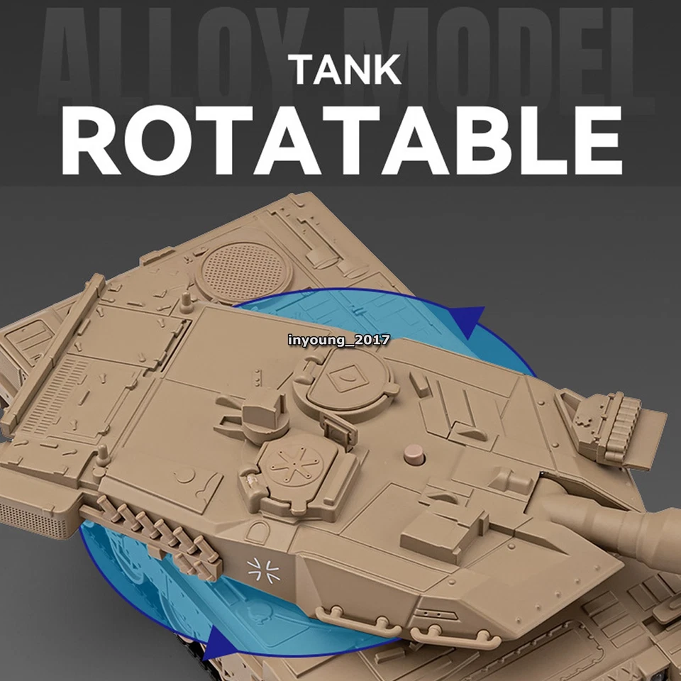 1:40 Leopard 2 Main Battle Panzer Modell Die Cast Spielzeug fur Kinder Sammlung - Bild 3 von 4