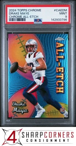 2024 TOPPS CHROME ALL-ETCH #CAEDM DRAKE MAYE RC PSA 9