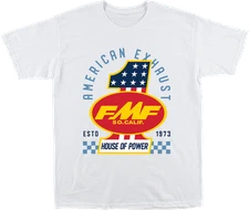 FMF Fits America First White T-Shirt 2XL HO25118906WHT2X With Graphic Print