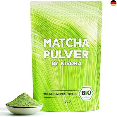  Ceremonial Matcha BIO Qualität 100g Grüntee 100% Organic Grüntee Matcha Pulver 