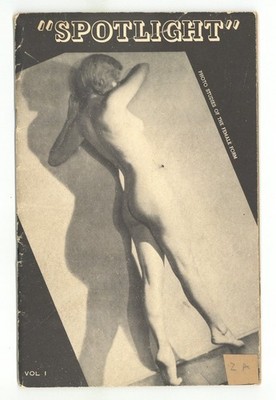 Spotlight Vol 1 Figure Models 1928 Art Photography 28pgs Pinup Magazine M37948