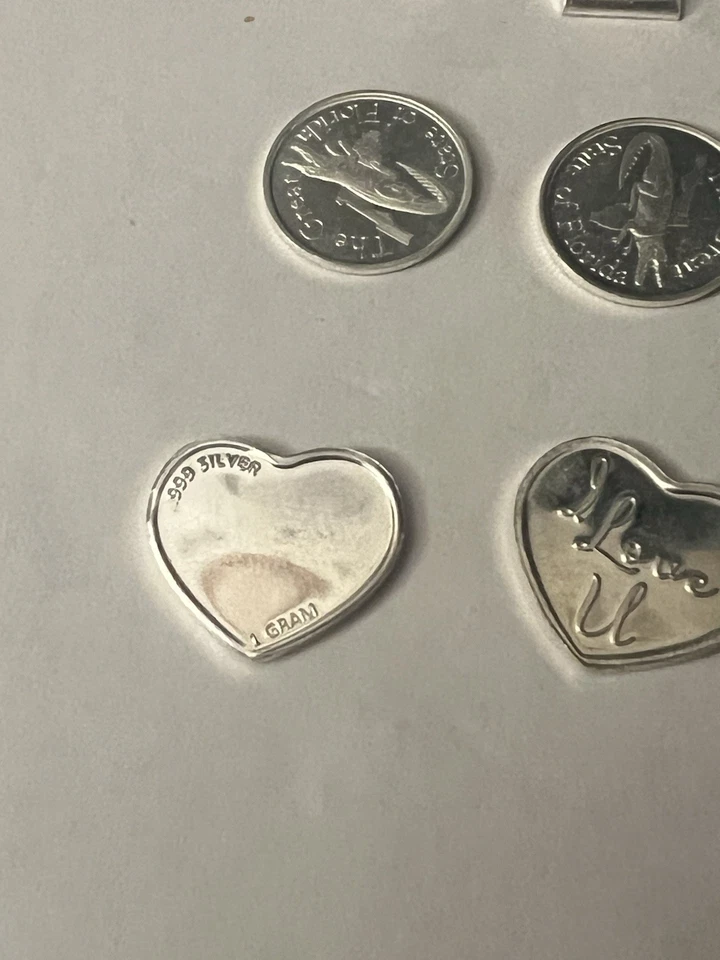 Silver Lot .999 Fine - 20 -  1 Gram Rounds And Bars Mixed 20 Grams Total - Image 4 of 4