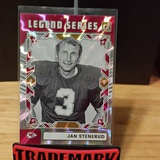 2025 Panini Donruss Football Jan Stenerud Legends Series #TLS-JST Chiefs Card