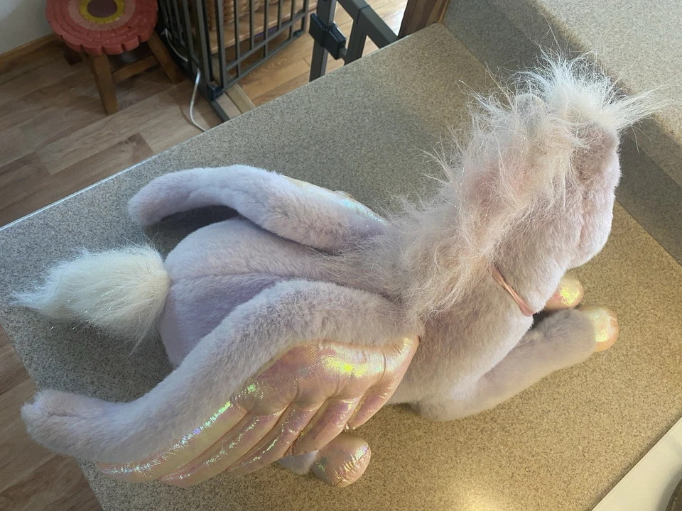 Barbie vintage Mattel 21” relleno Pegaso Brietta Fairytopia lavanda USADA Foto 4 de 4