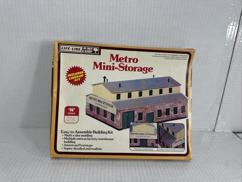 Kit de construcción de mini almacenamiento Metro escala N realista #7472 para paisaje conjunto de tren | Zustand: New