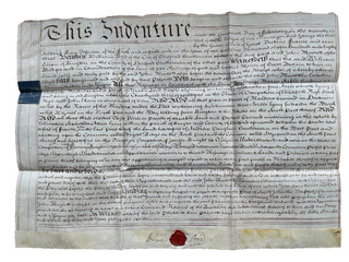 1783 Indenture Lease Messuage & Land & Premises in Old Kington Hereford Cooke