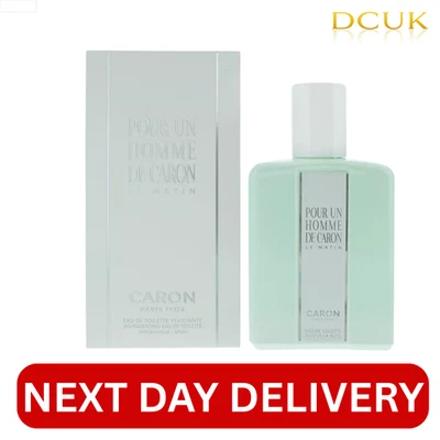 Pour Un Homme de Caron Le Matin EAU DE TOILETTE 200ML Next Day Delivery BrandNEW