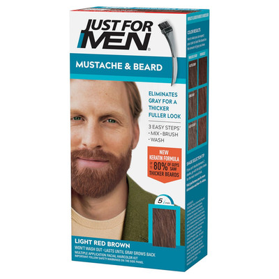 Mustache & Beard, multiple uses Beard Dye for Men with Brush, With Keratin Bioti