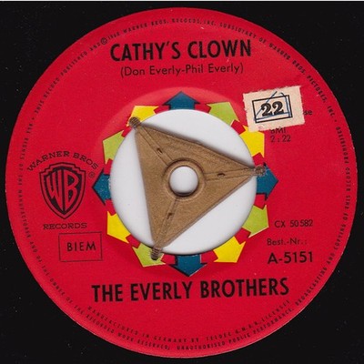 Everly Brothers - Cathy's Clown (Vinyl 7'' - 1960 - DE - Original)